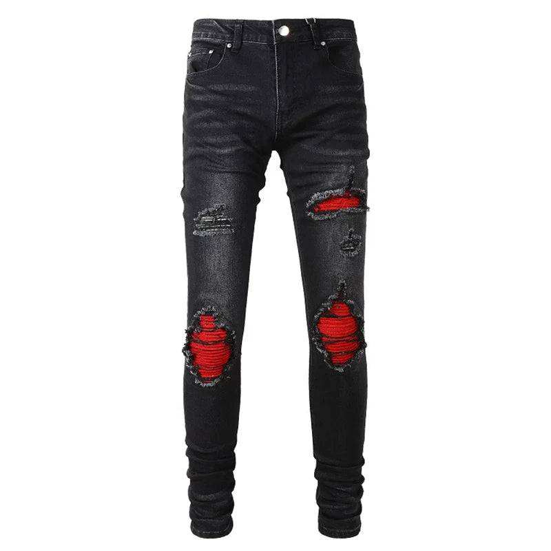 NFB Red Effect Jeans