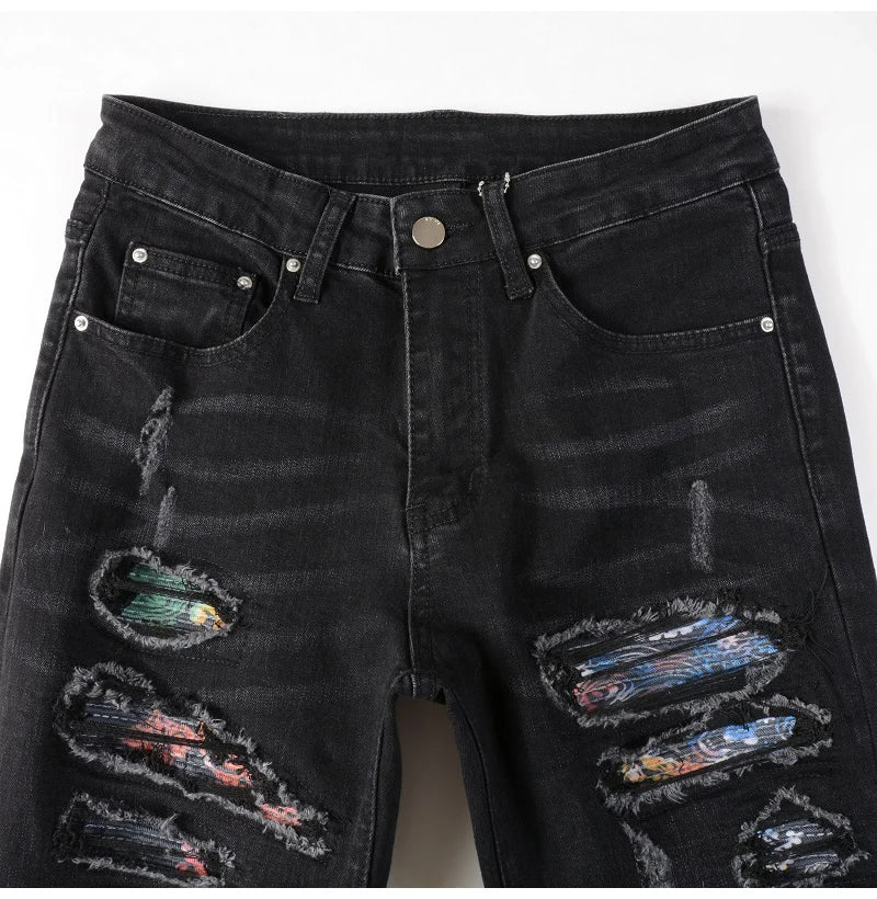 Close view of Nofacebaby M31 Jeans.