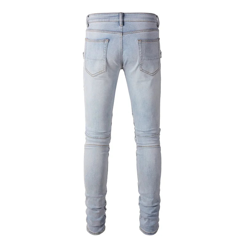 Light Blue Biker