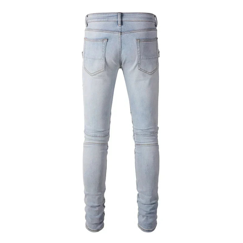 Light Blue Biker