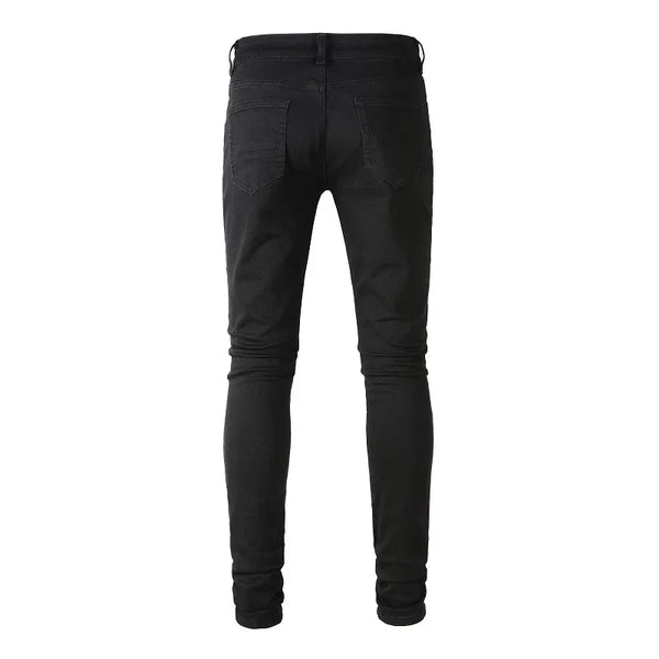 NFB Full Black Crystal Jeans