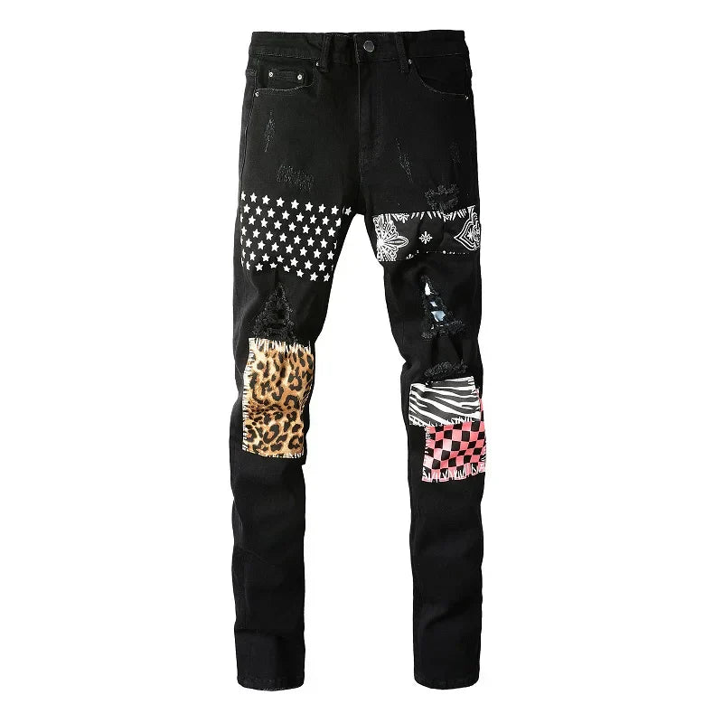 Front view of Nofacebaby Deluxe jeans.