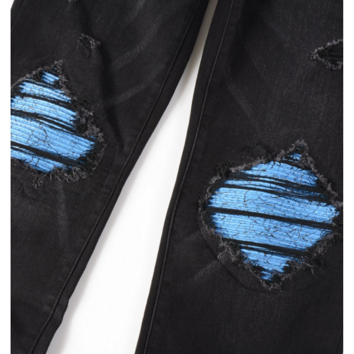 Nofacebaby S91 blue knee detail.