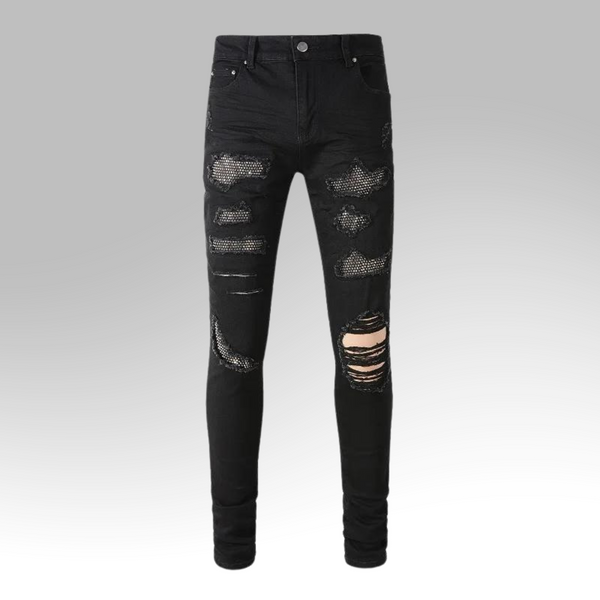 NFB Black Crystal King Jeans